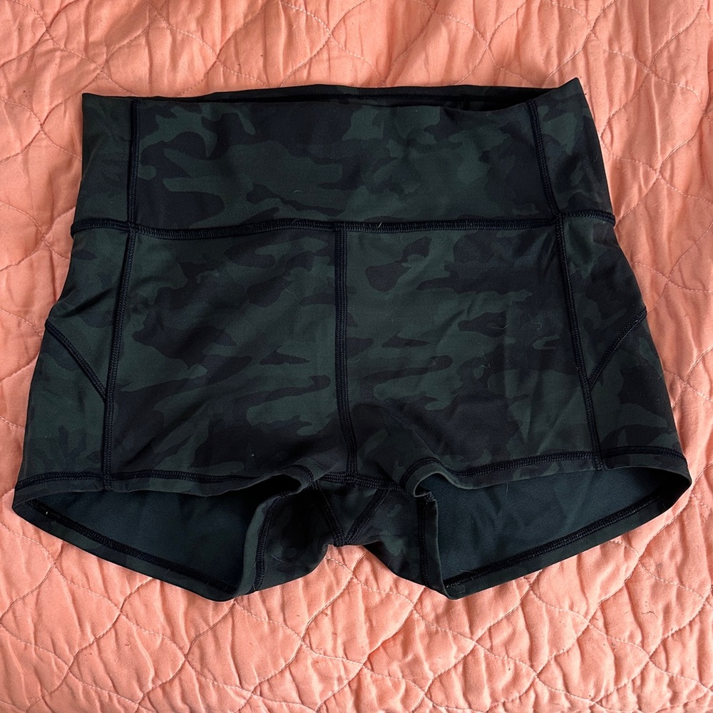 Lululemon camo shorts